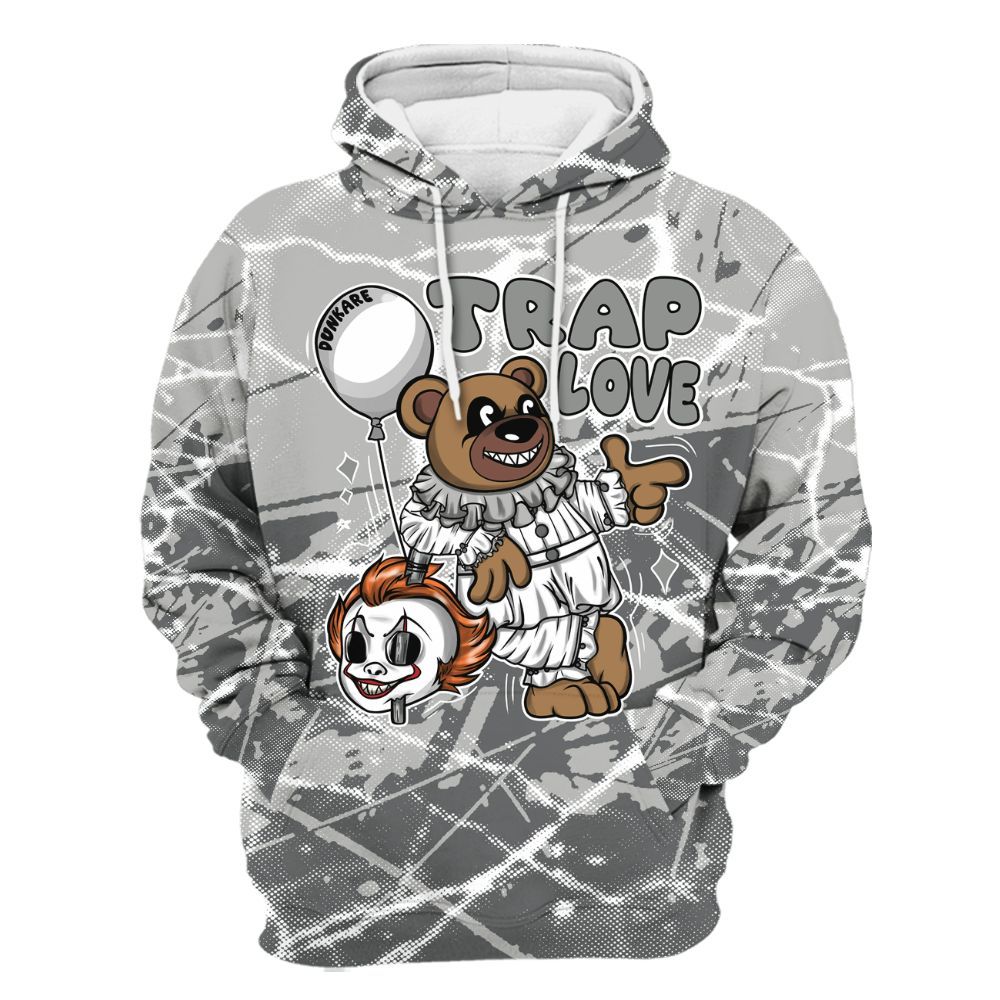 Hoodie To Match Retro Wet Cement 4s - Trap Loves Bear Profound All Over Print