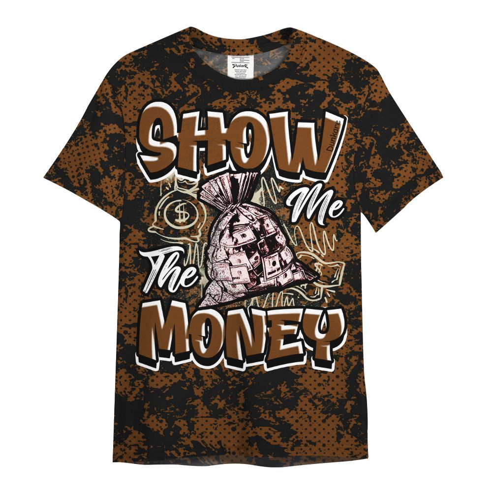 Shirt To Match Archaeo Brown 5s - Show Me The Money Retro All Over Print