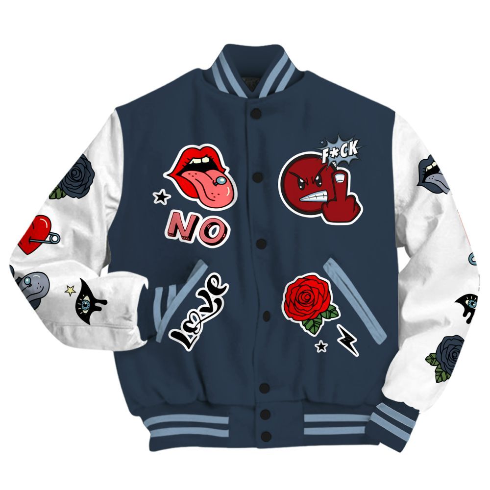 Varsity Jacket To Match Retro Olympic 6s - FK Around Find Out All Over Print