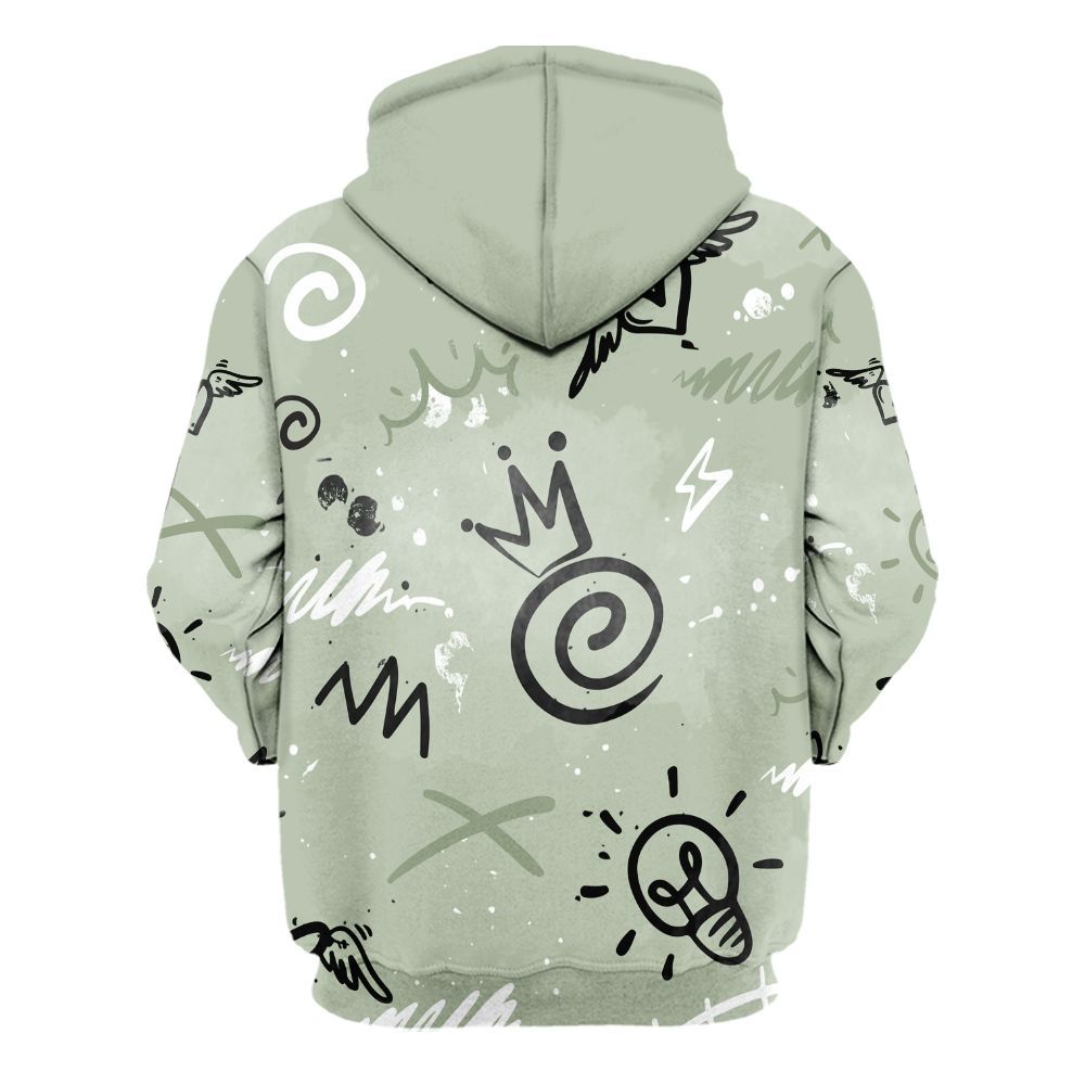 Hoodie To Match Seafoam Sail 4s - Drip Built Di2ferent All Over Print