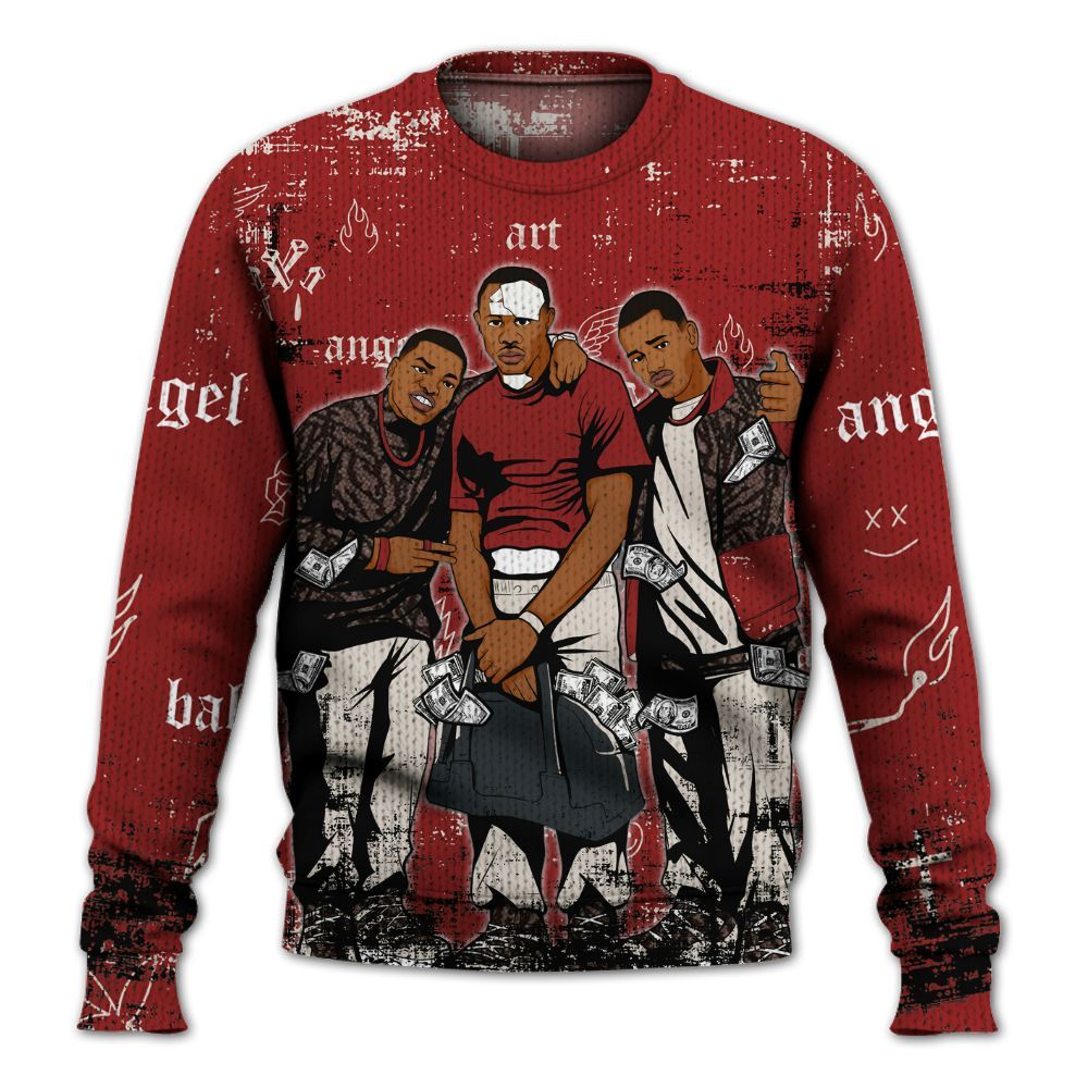 Sweater To Match World’s Best Dad 3s - Paid In Full Money Graphic