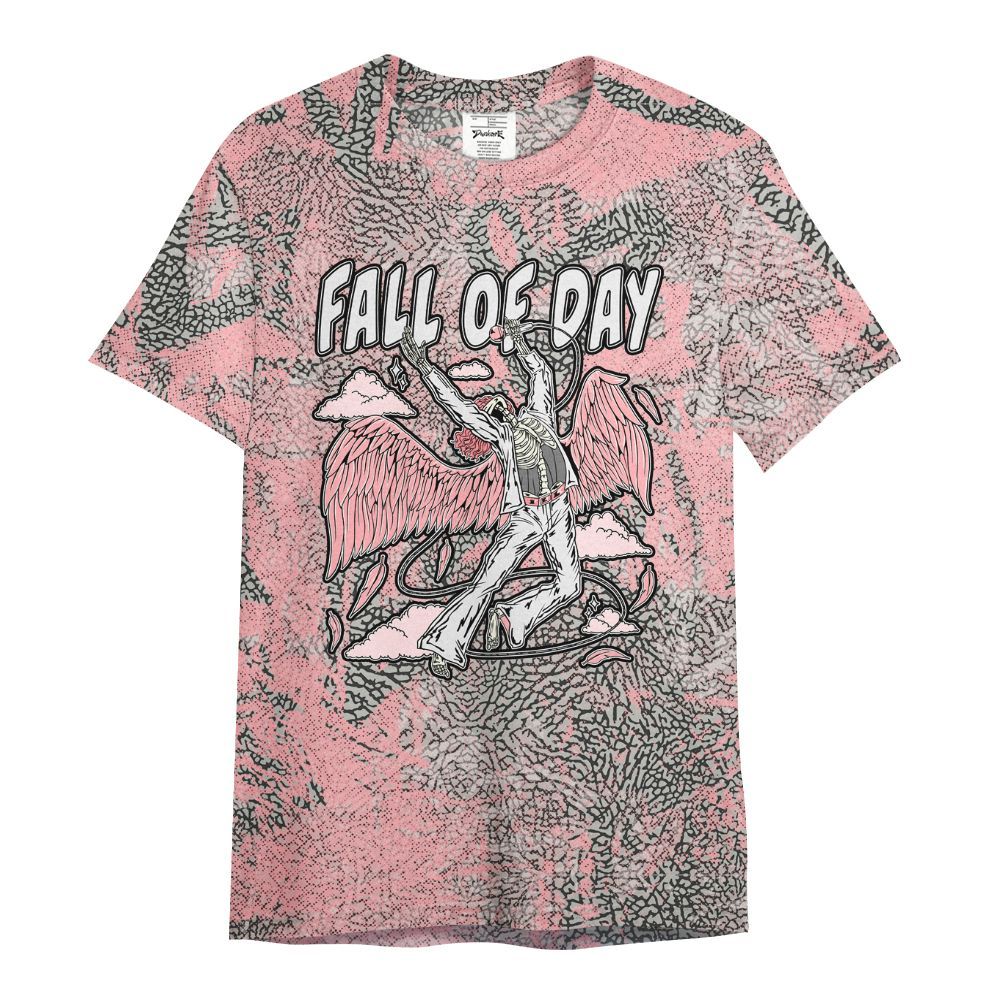 Shirt To Match Retro Wings 3s - Fall Of Days Skeleton Heart All Over Print