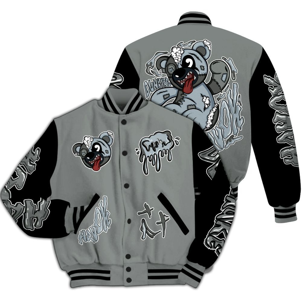 Varsity Jacket To Match Retro Georgetown 6s - Havok Bear All Over Print
