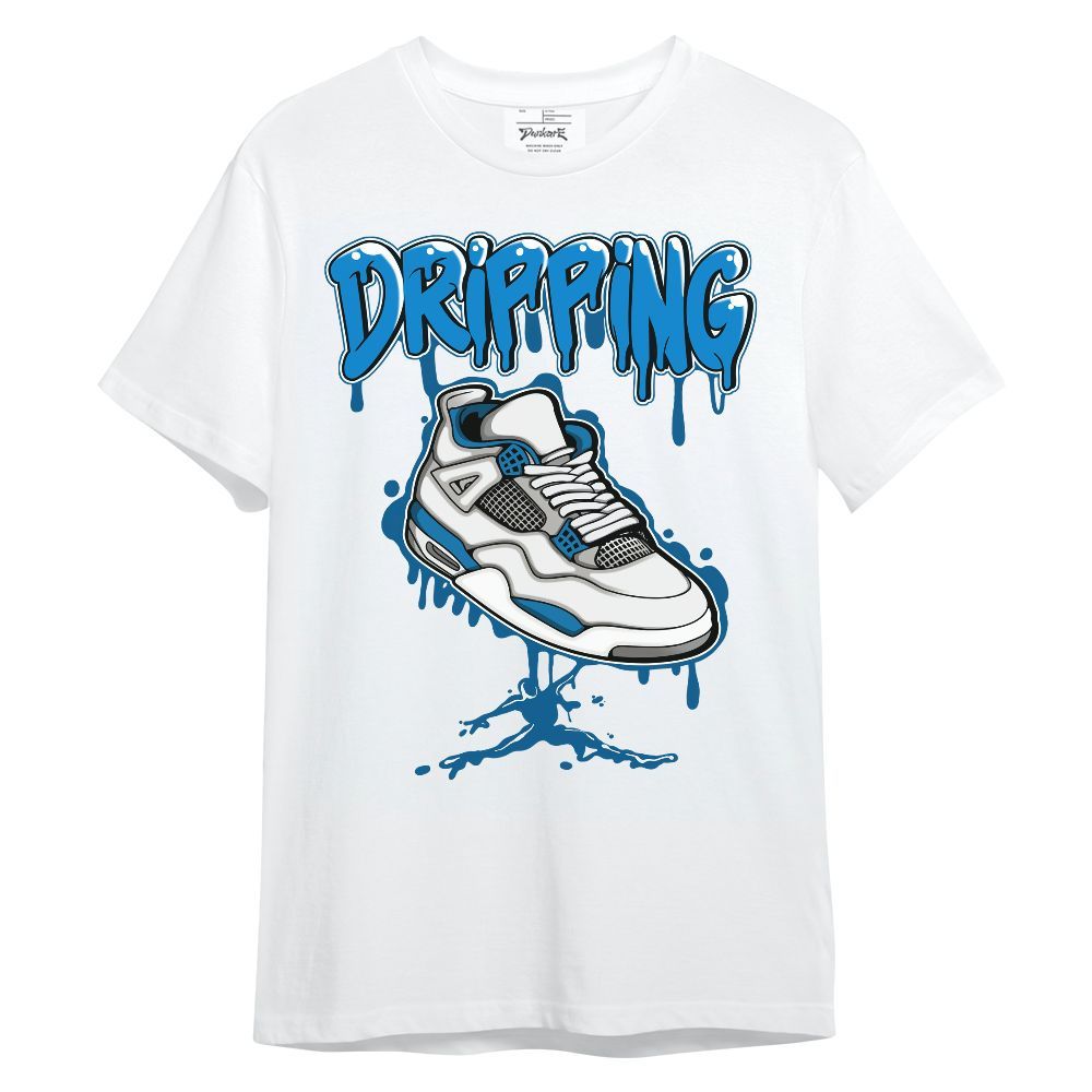 Shirt To Match Industrial Blue 4s - Dripping Shoe 4S Graphic Unisex Shirt