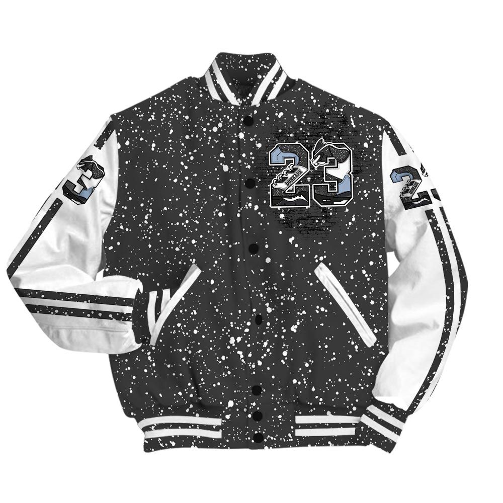 Varsity Jacket To Match Varsity Custom Name Number 23 5s, Reverse Oreo 6s Baseball - To Match Sneaker Reverse Oreo 6s Graphic Tee 1904 HDT