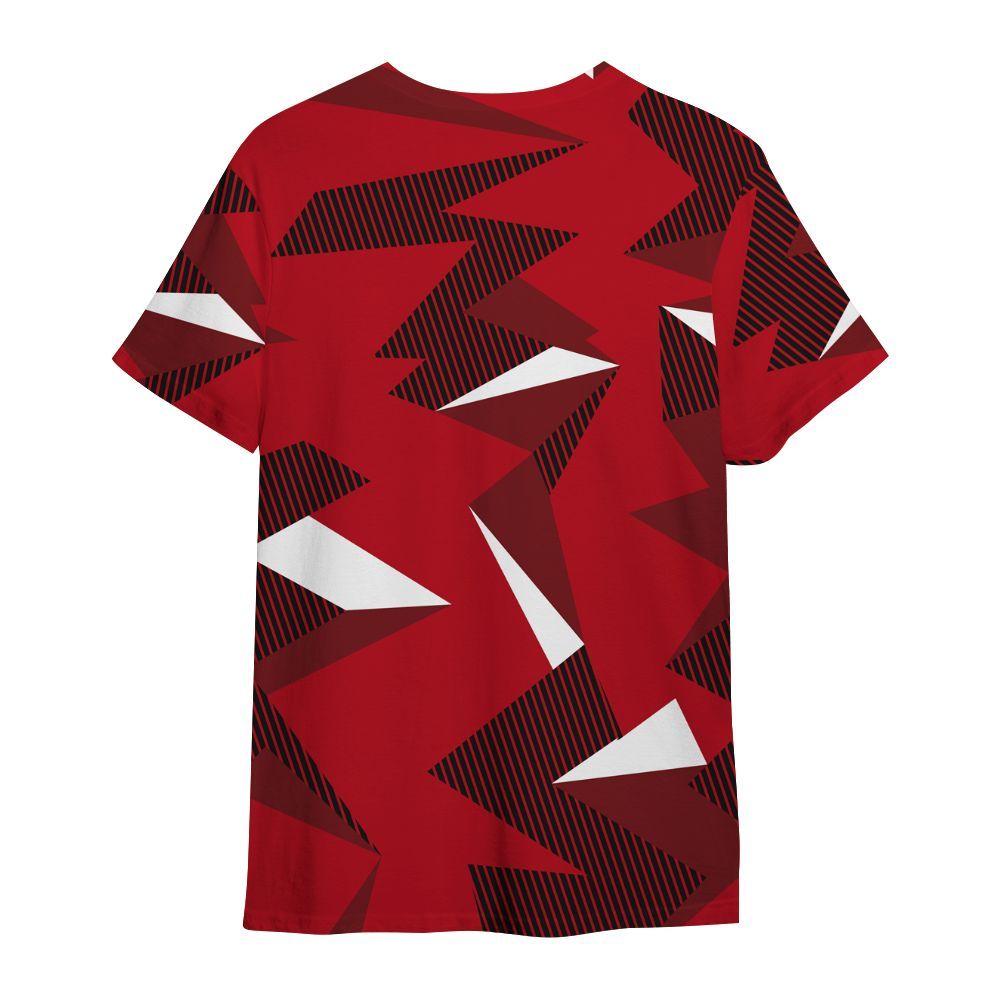 Shirt To Match Bred Velvet 11s - Geometric Camouflage Pattern All Over Print