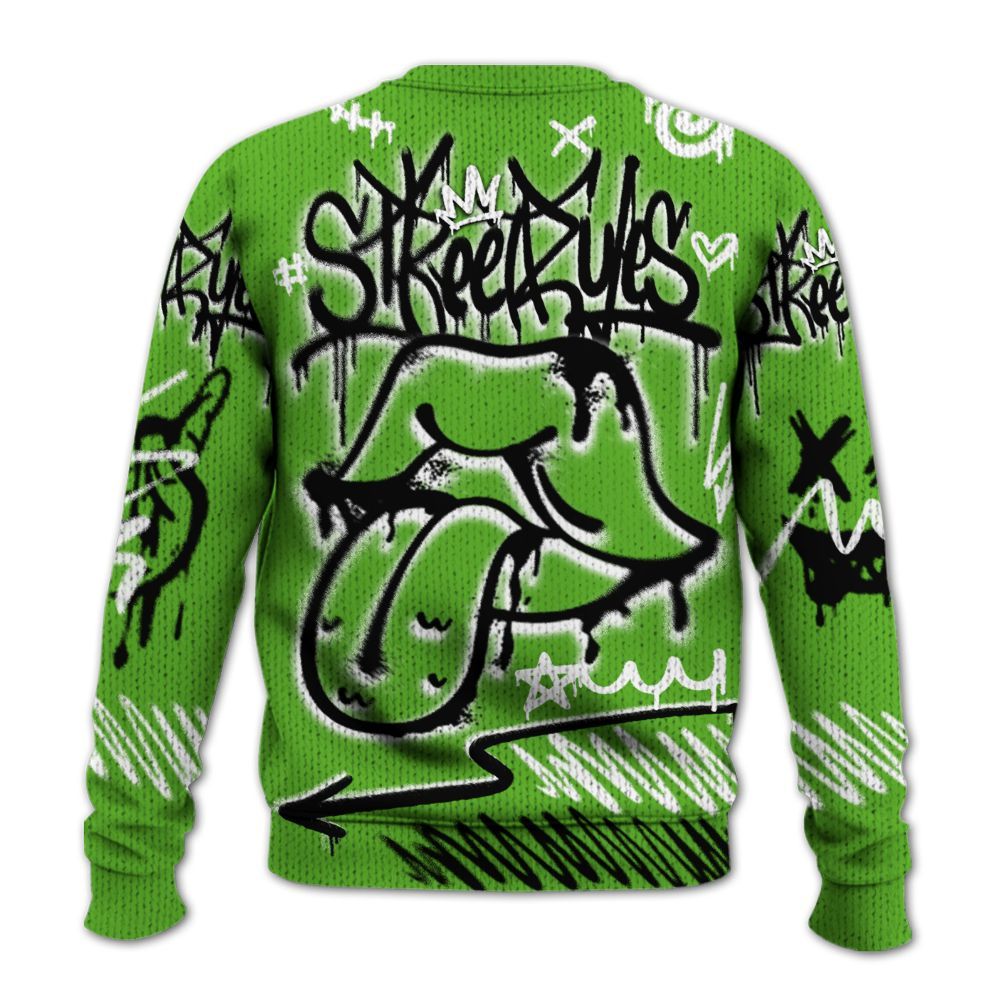 Knitted Sweater To Match Air Foamposite One Volt - Break Rules Streetwear