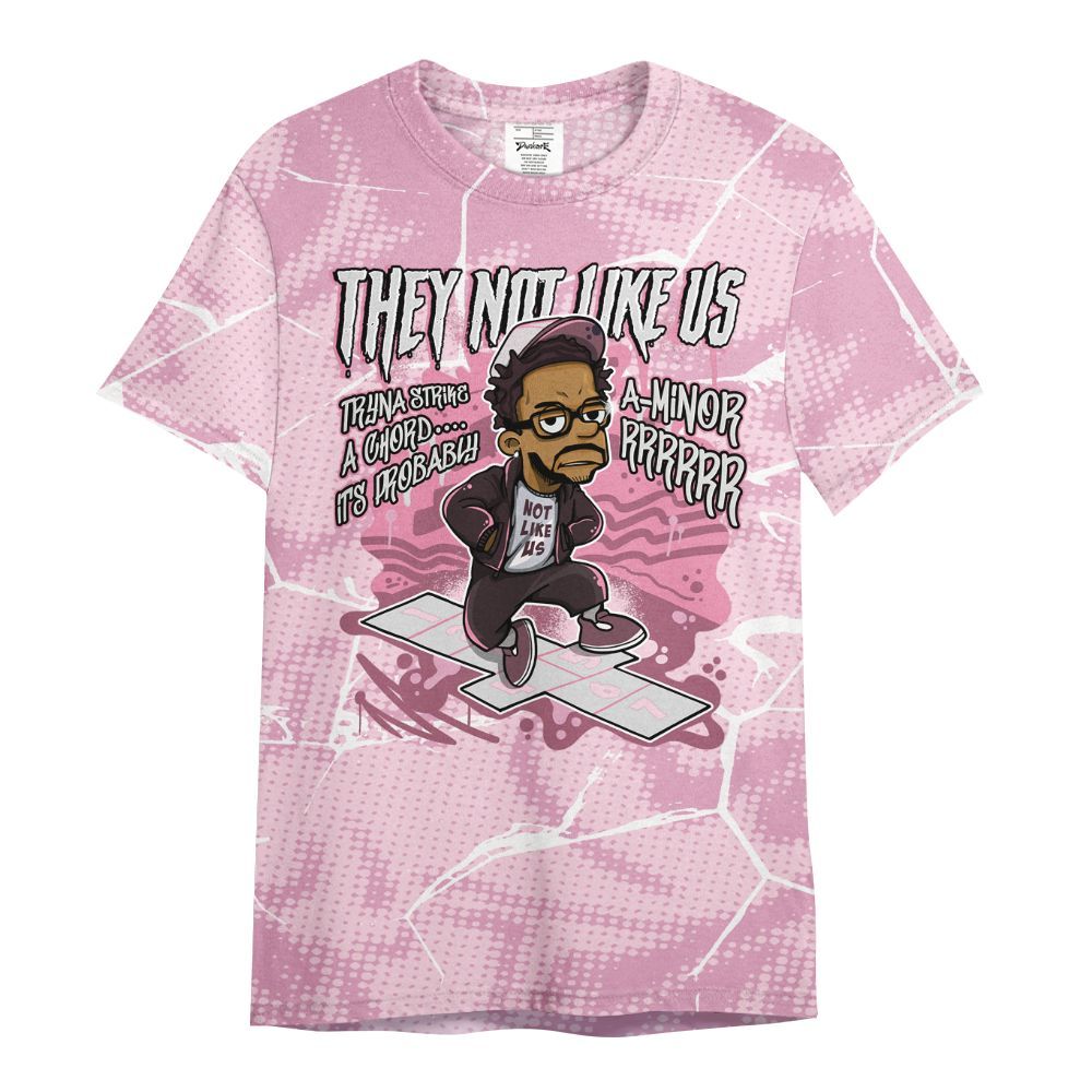 Shirt To Match Orchid 4s - Hopscotch Dislike Us Graphic Crack All Over Print
