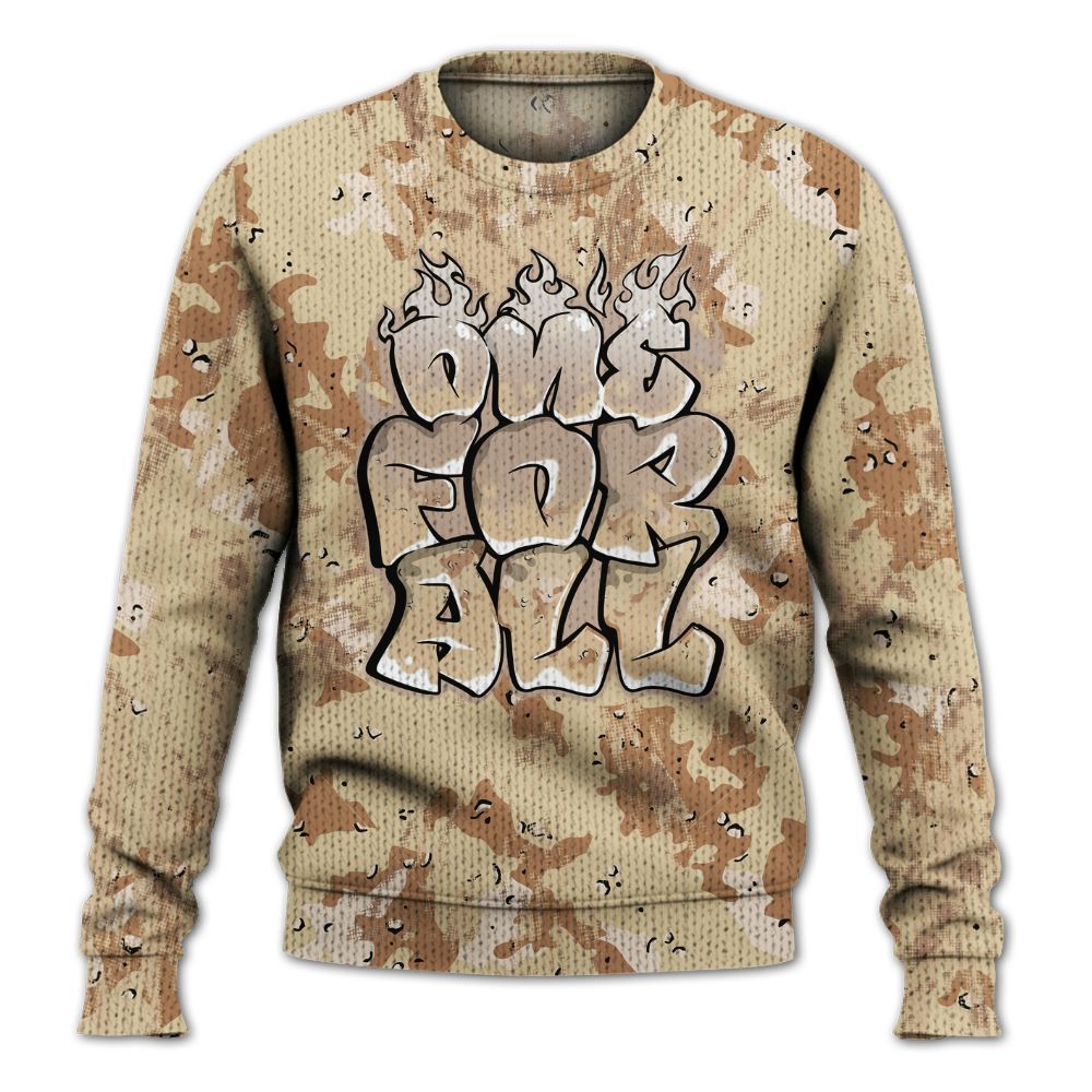 Knitted Sweater To Match Desert Camo 3s - Ones For All Graphic Luxury