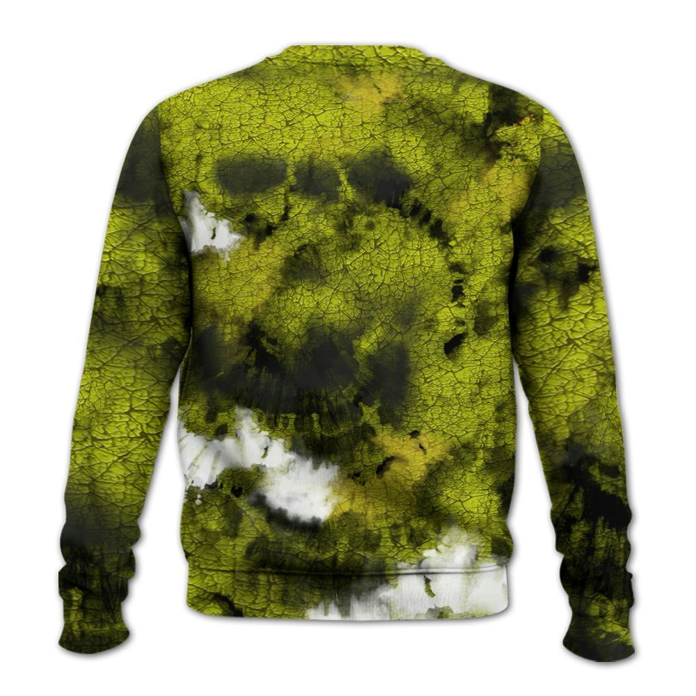 Sweatshirt To Match Dunk Low QS Halloween Skull - SNEAKER Girl Money Drip Tie Dye All Over Print