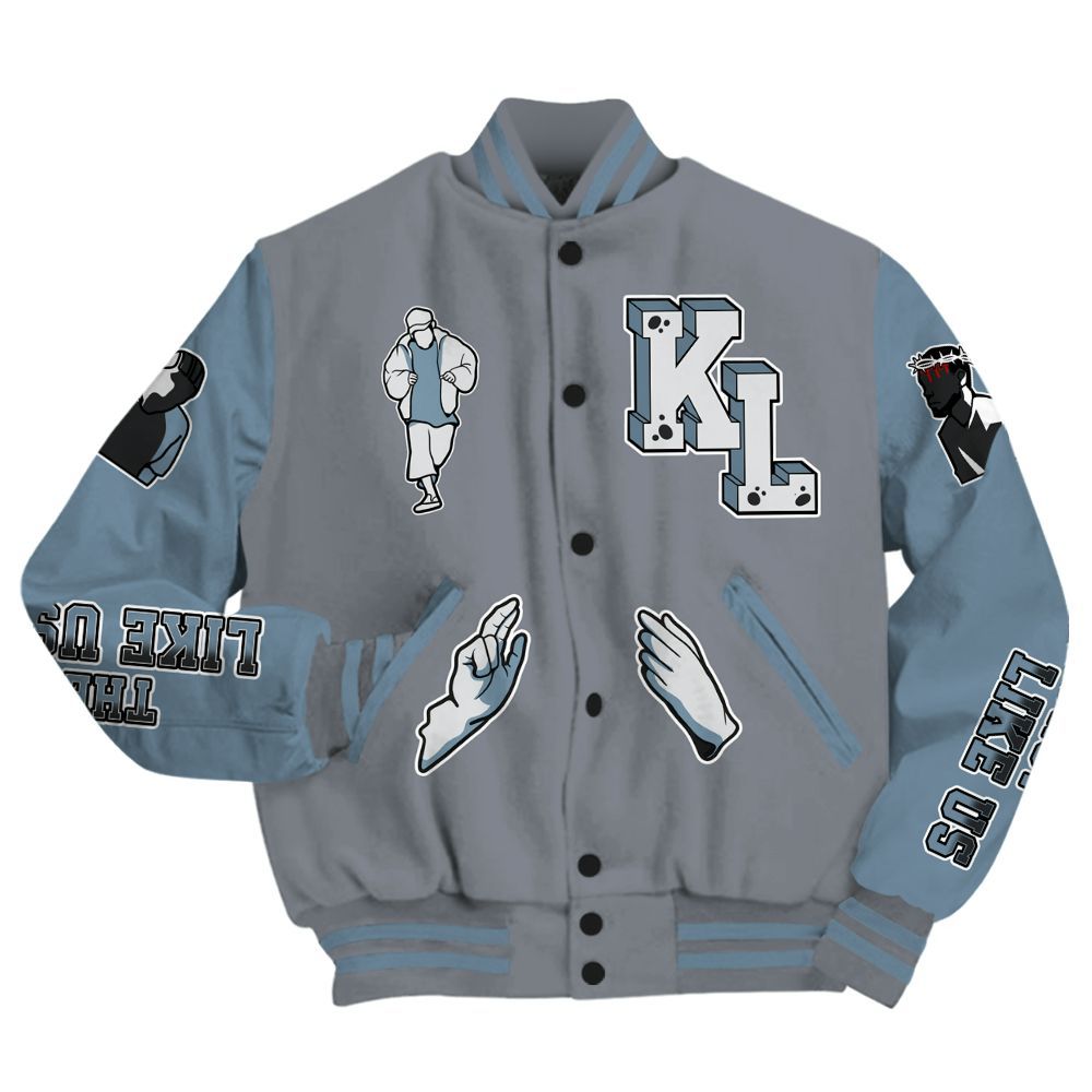 Varsity Jacket To Match Air Max DN Silver Bullet - Dislike Us Graphic All Over Print