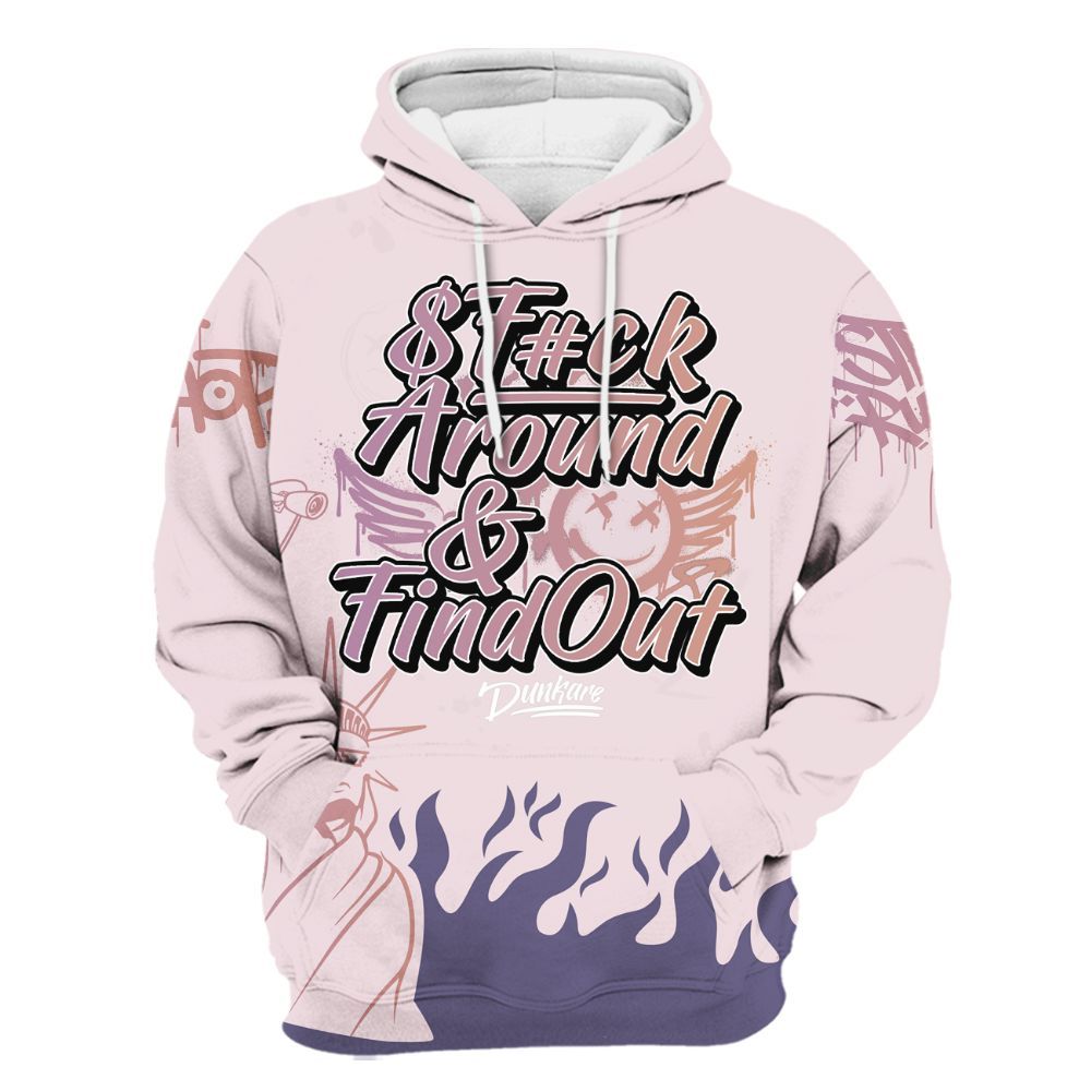 Hoodie To Match Book Sunrise 1s - Graphic Fck Around Find Out All Over Print
