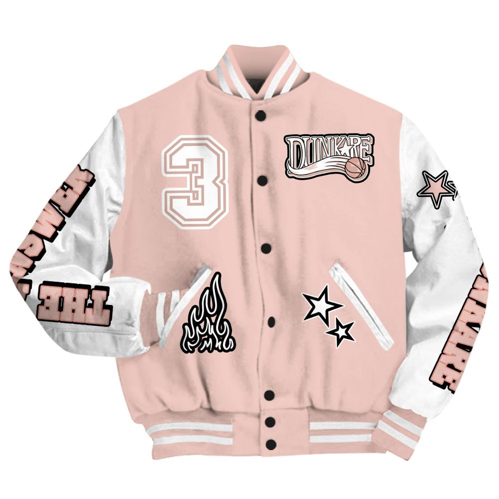 Varsity Jacket To Match Low Legend Pink 11s - Allen Answer Skeleton All Over Print