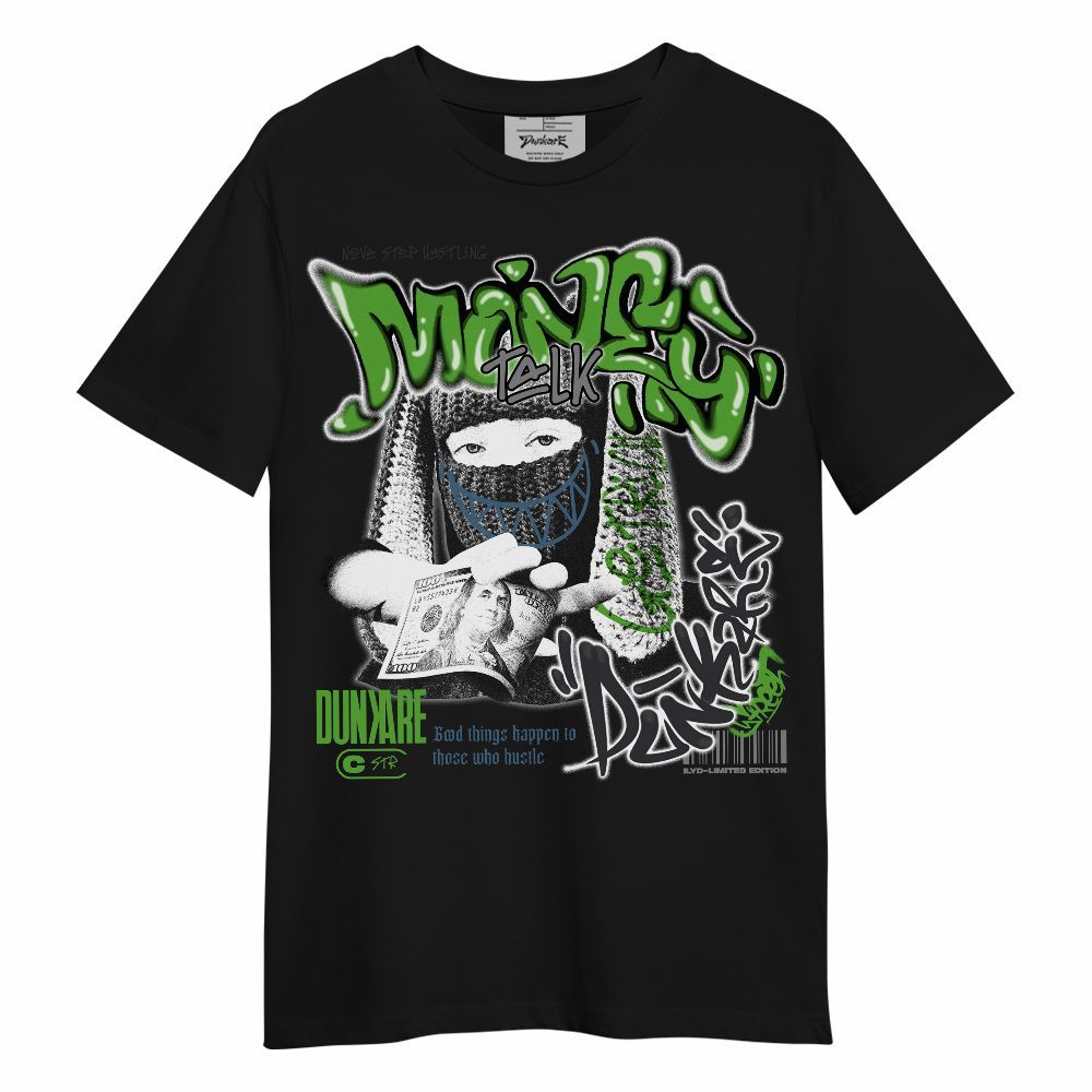 Shirt To Match Retro Green Bean 5s - Money Talk Rap Unisex Shirt