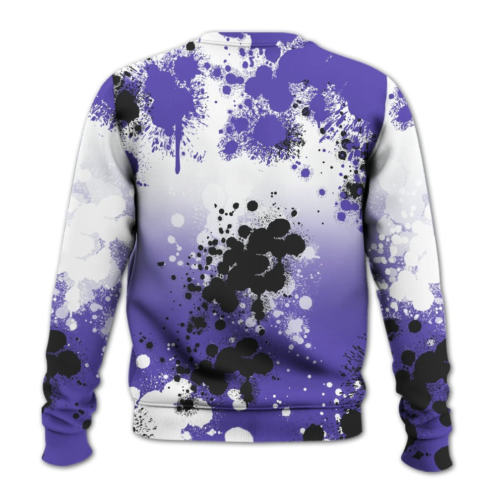 Sweatshirt To Match SB Dunk Low Purple Lagoon - Trust No One Scary All Over Print