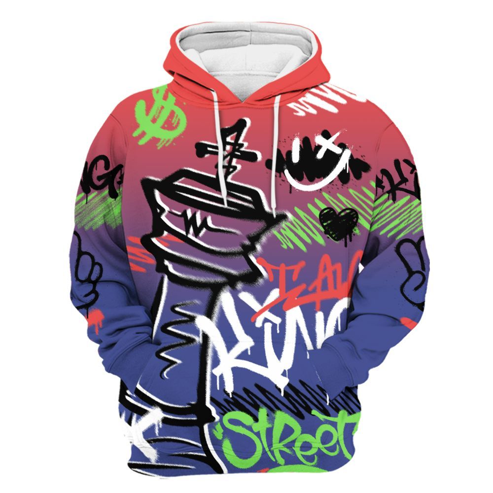 Hoodie To Match KD 4 Nerf - Street King Chess Streetwear All Over Print