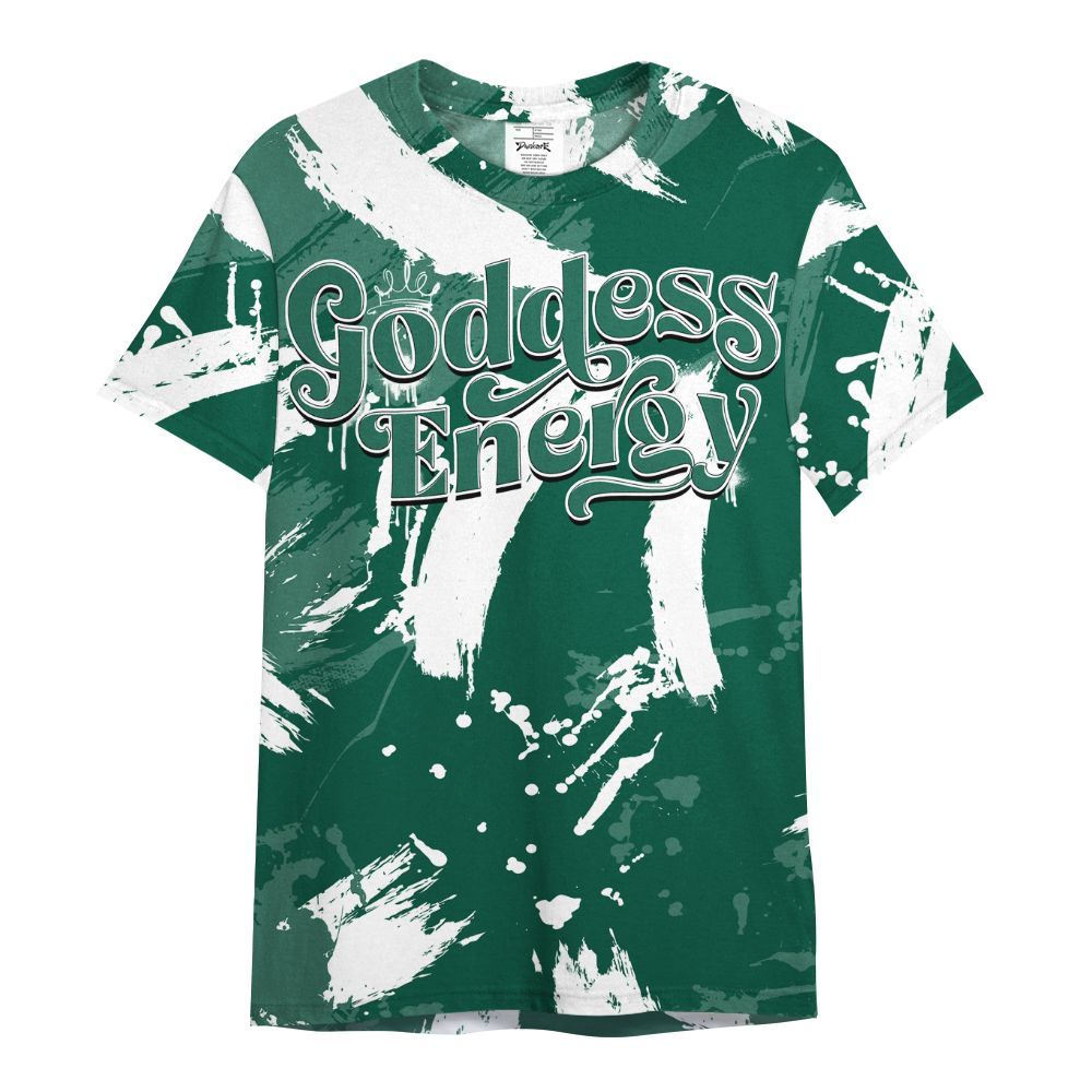 Shirt To Match Oxidized Green 4s - Goddess Energy Retro All Over Print