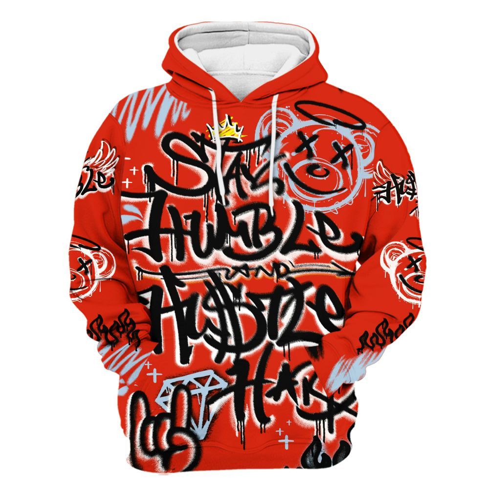 Hoodie To Match Retro Cherry 11s - Humble Drip Streetwear Graffity All Over Print