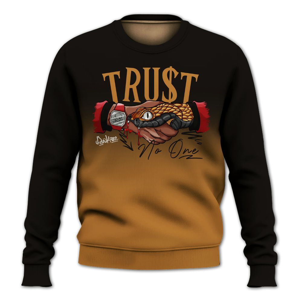 Sweatshirt To Match Air Max Plus Sunset Swarovski - Snake Trust No One Drip All Over Print