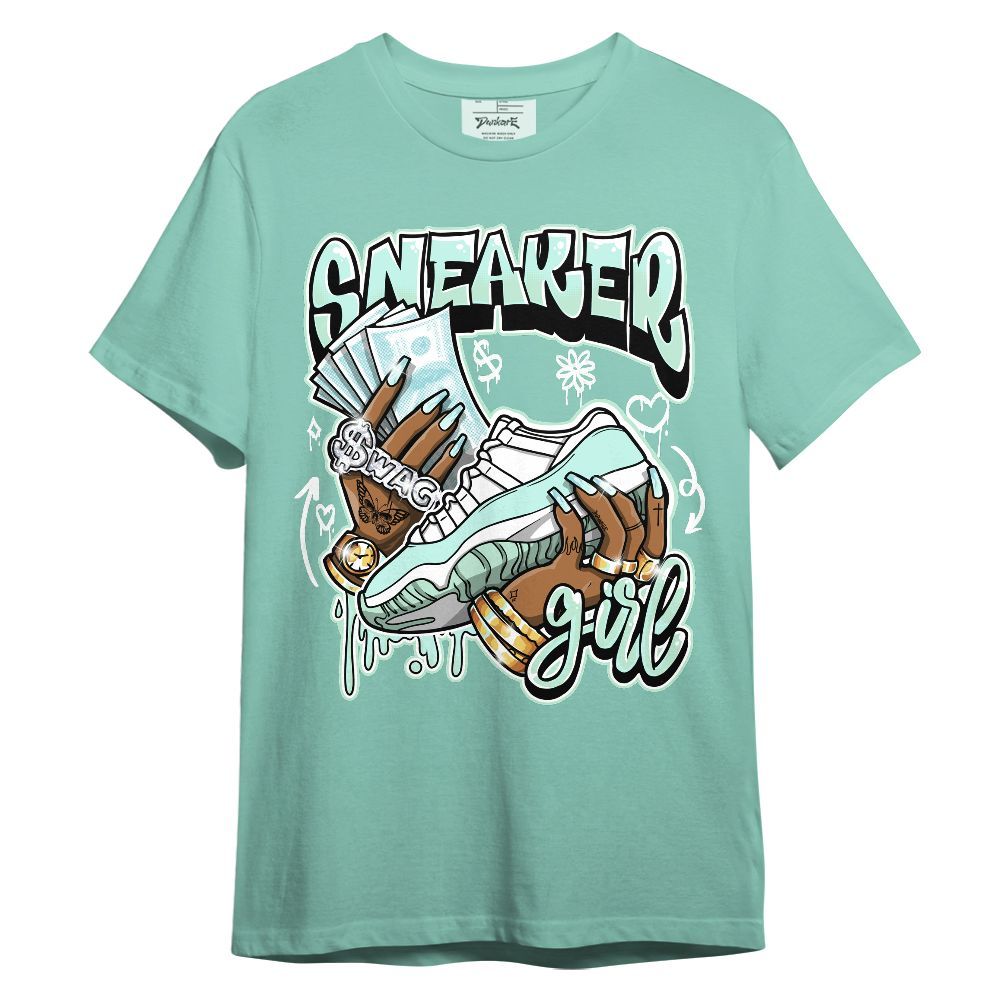 Shirt To Match Retro Low Igloo 11s - Sneaker Girl Money Doodle Graphic