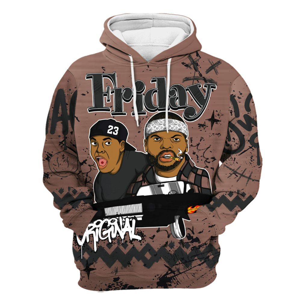 Hoodie To Match KD 4 Christmas - Friday Sneaker Crayon All Over Print