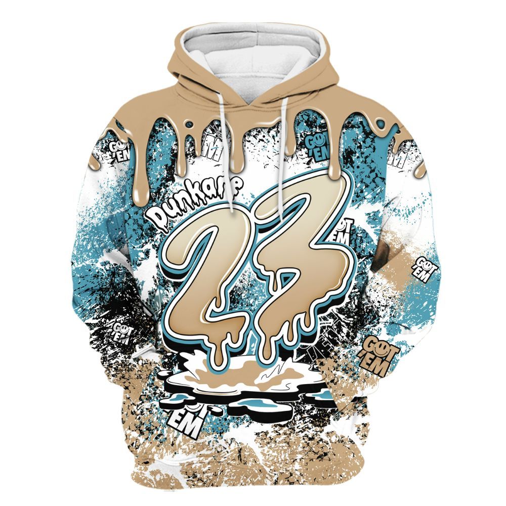 Hoodie To Match H-Town 11s - Dripping 23 Drip All Over Print