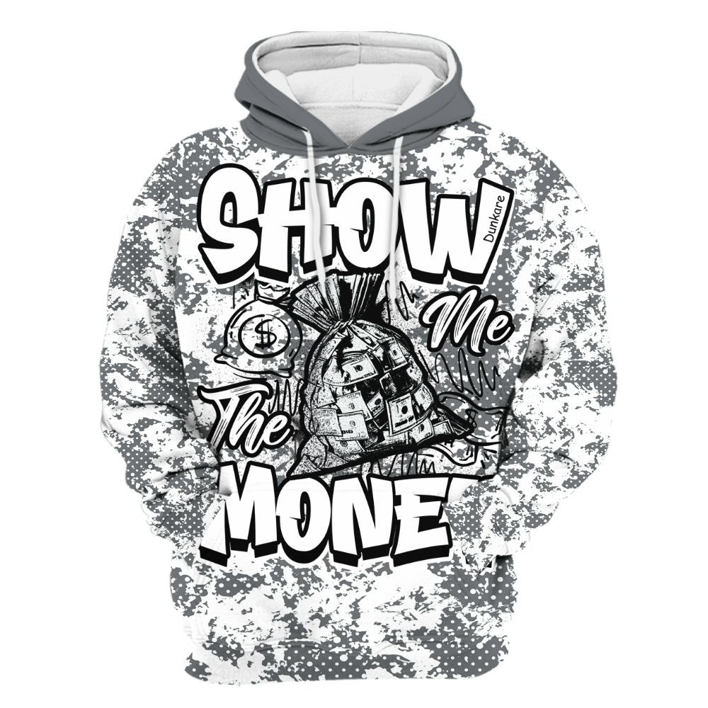 Hoodie To Match Retro Fire Red 9s - Show Me The Money Retro All Over Print