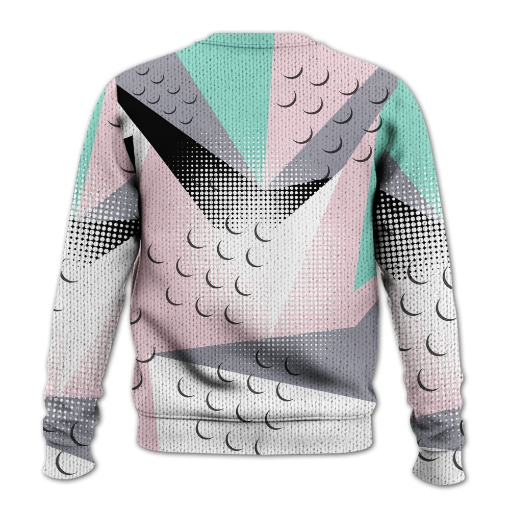 Knitted Sweater To Match Retro Easter 5s - Poly Custom Name Number 23 5s