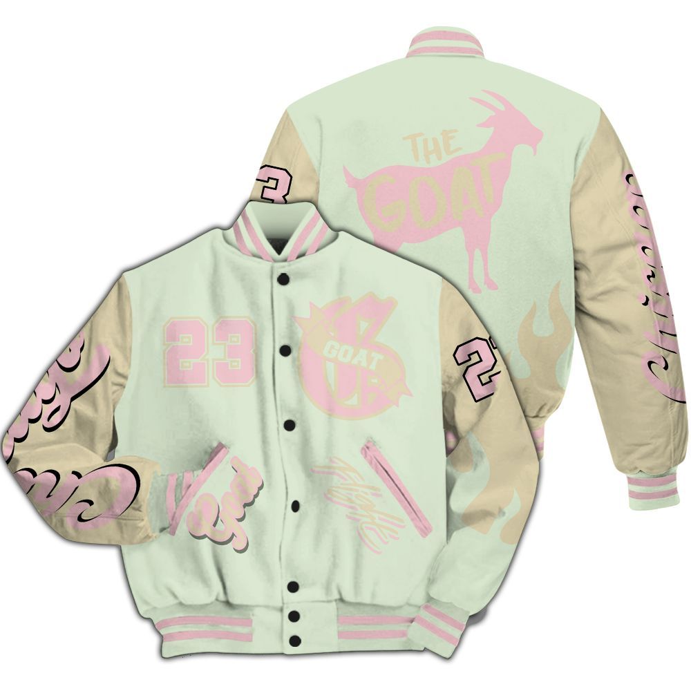 Varsity Jacket To Match Spring Is In The Air 3s - The G.O.A.T Streetwear All Over Print