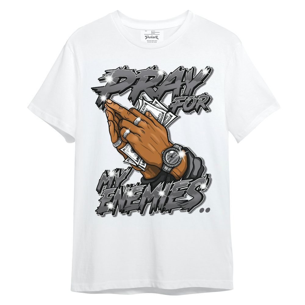 Shirt To Match White Thunder 4s - Prayed For Enemies Graphic Unisex Shirt