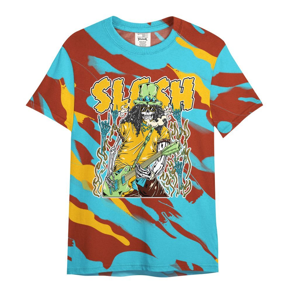 Shirt To Match SB Dunk Di'Orr Greenwood - Slash Skeleton Colored All Over Print