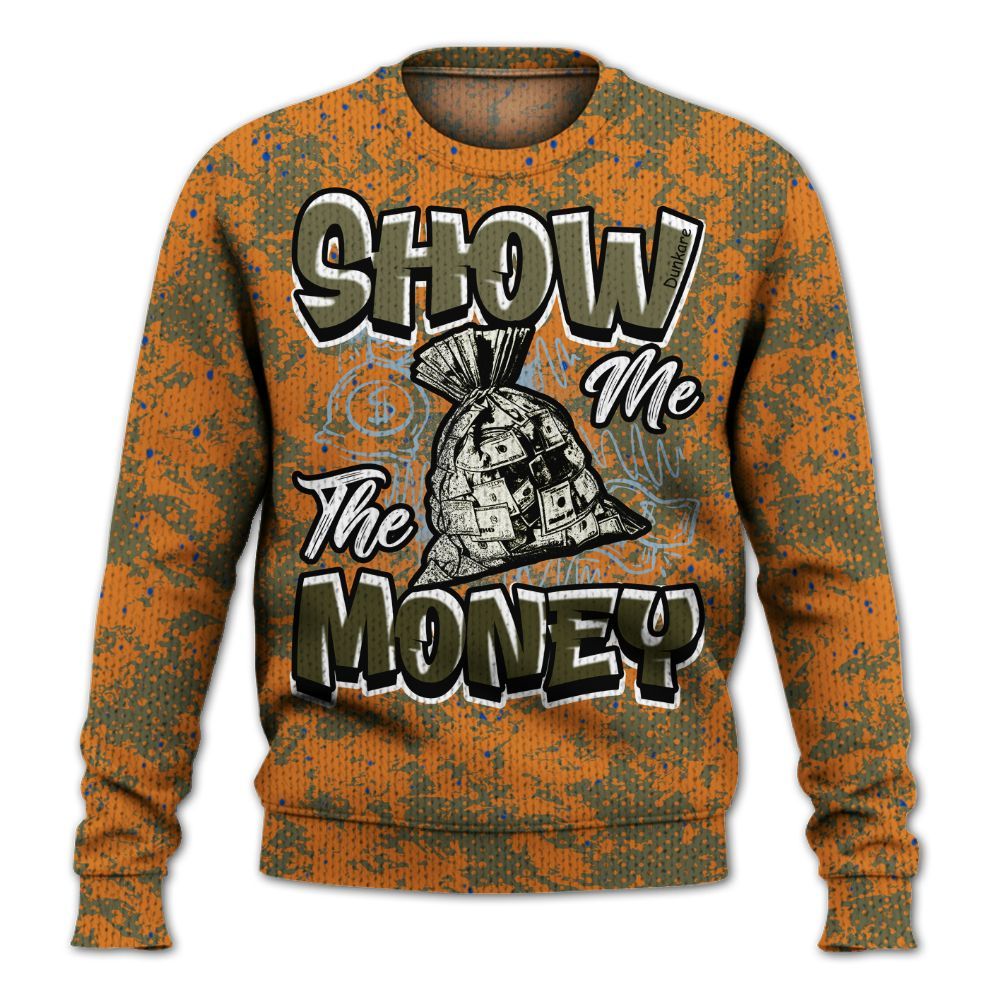 Knitted Sweater To Match Olive 5s - Show Me The Money Retro