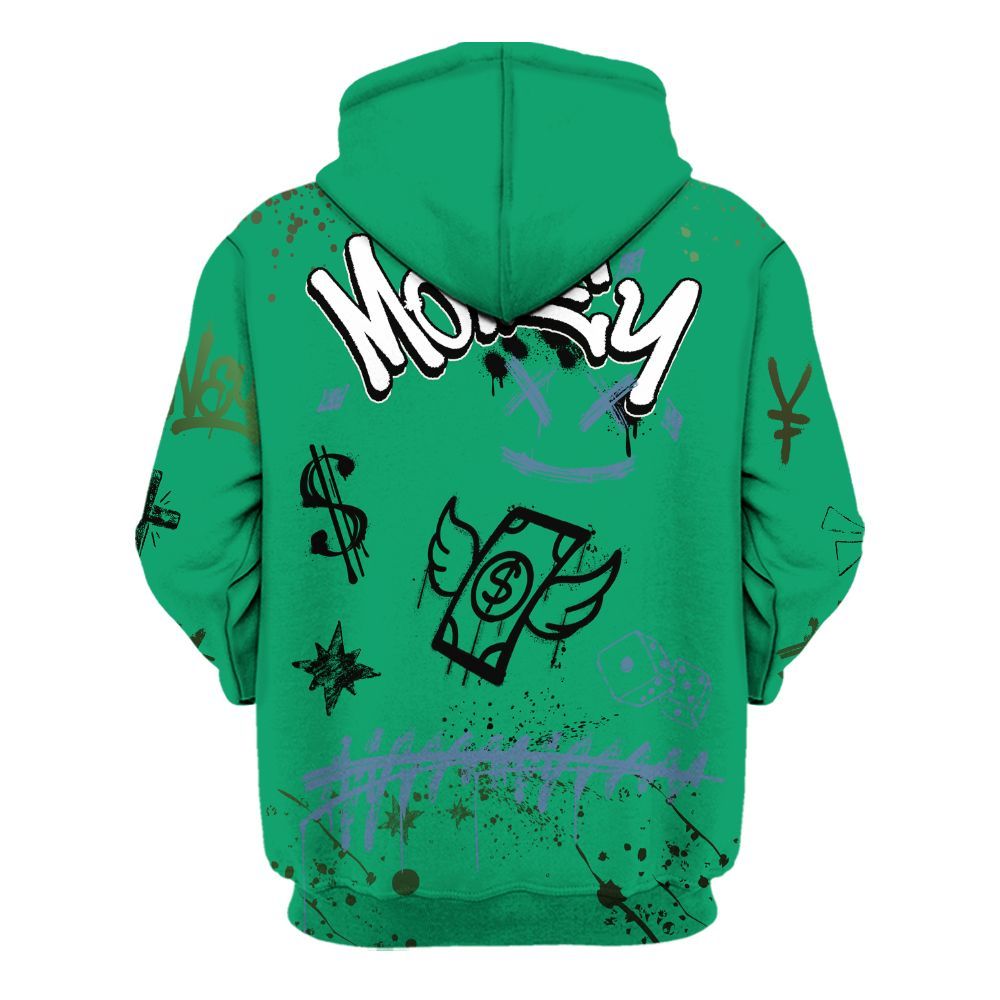 Hoodie To Match Foamposite Pro Pine Green 2025 - Everybody Paid In Full Crayon All Over Print