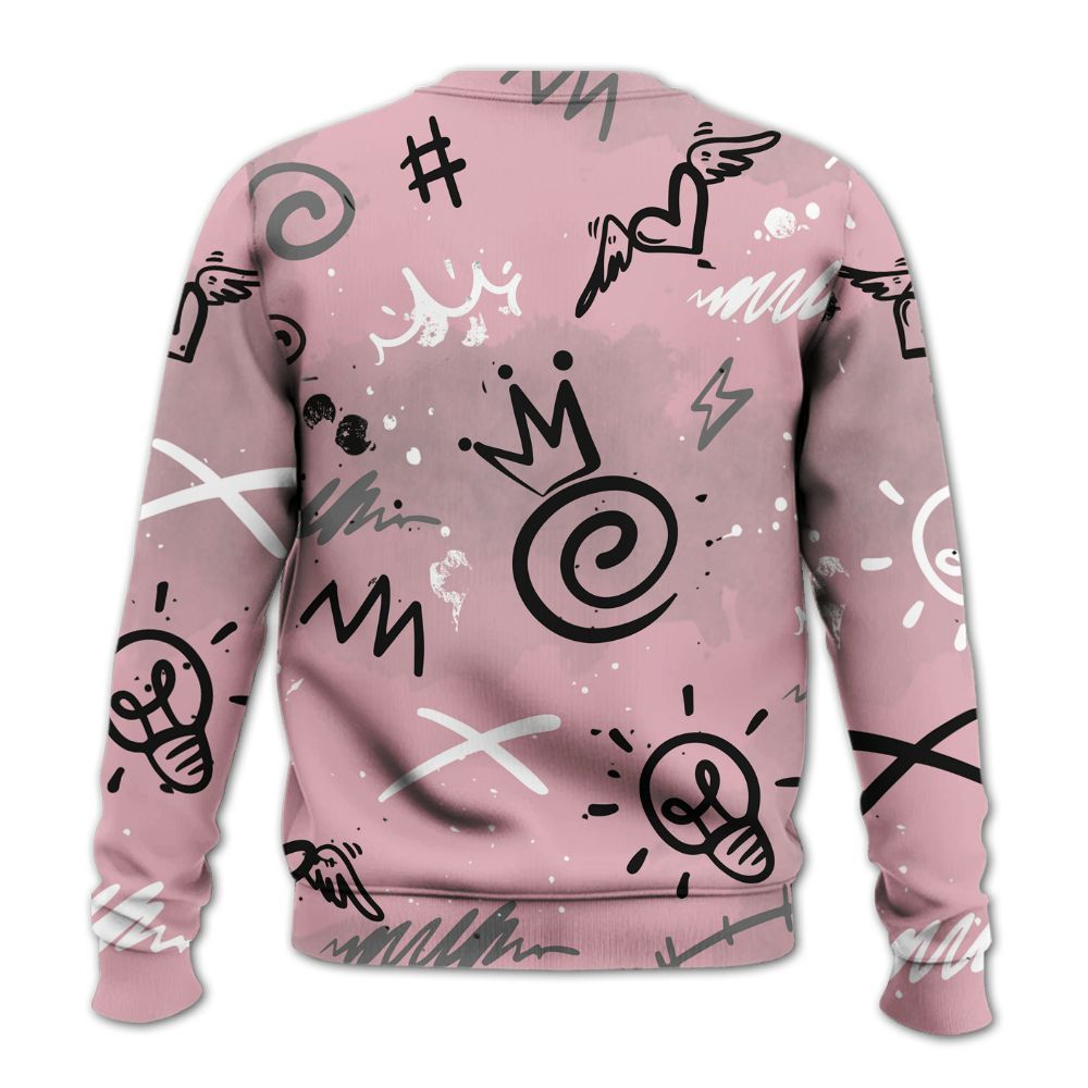 Sweatshirt To Match Air Max DN Pink Foam - Drip Been Di2ferent All Over Print