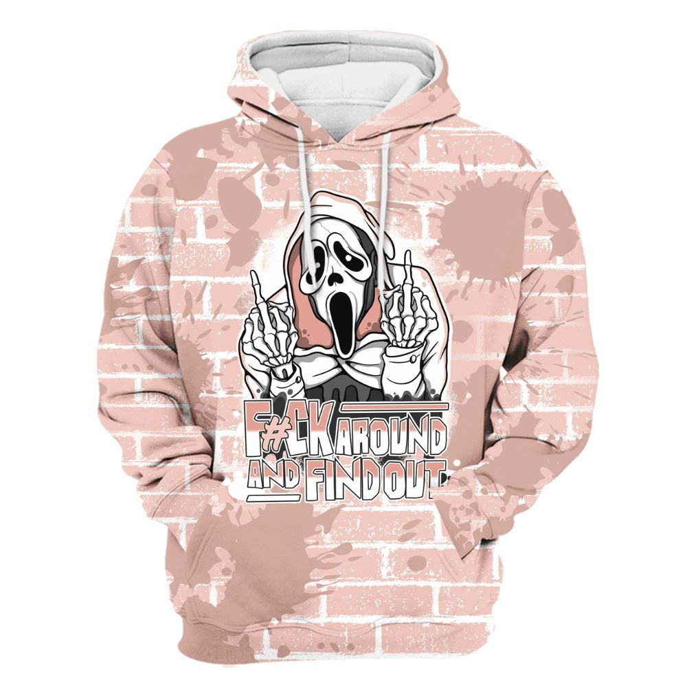 Hoodie To Match Low Legend Pink 11s - F#CK And Find Out Graphic Halloween All Over Print
