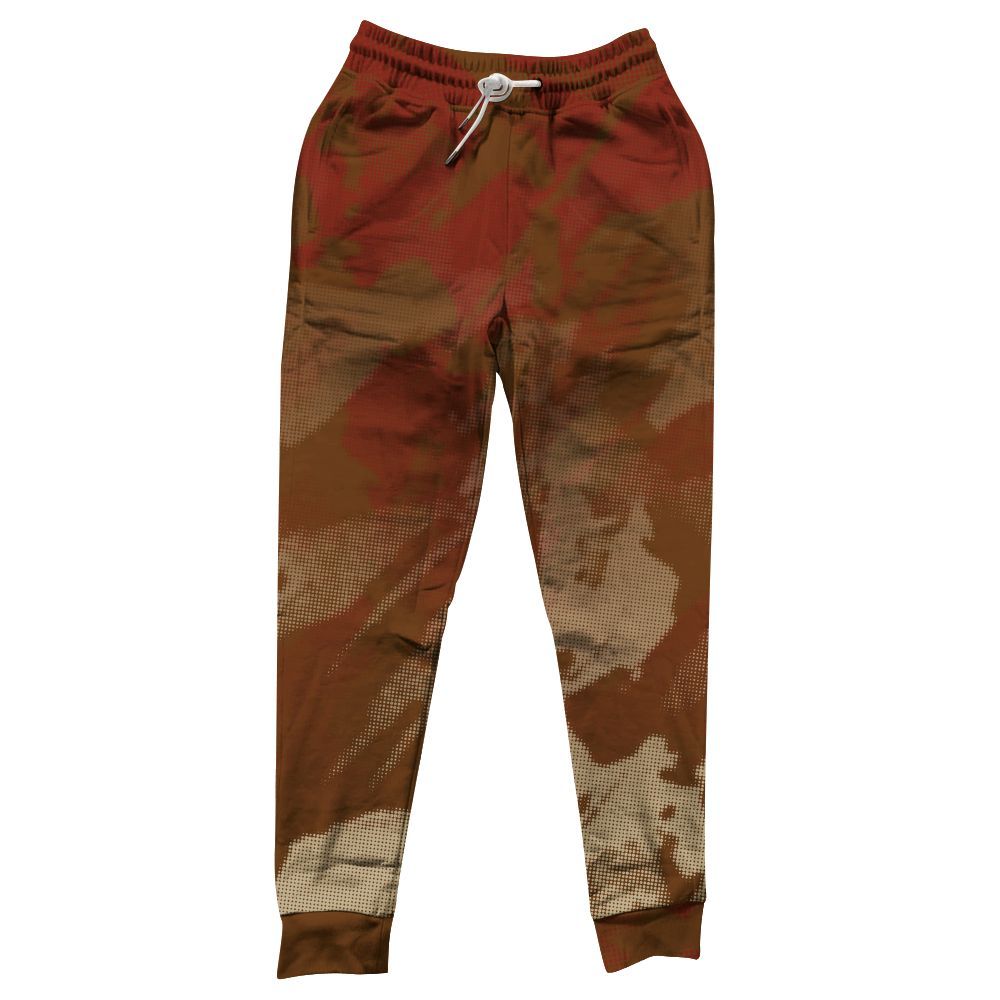 Sweatpant To Match Archaeo Brown 5s - Abstract Halftone Graphic All Over Print