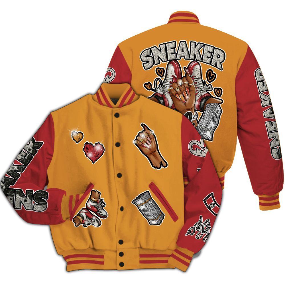 Varsity Jacket To Match Air Max Plus Sunset Swarovski - Sneakerz Girlz All Over Print