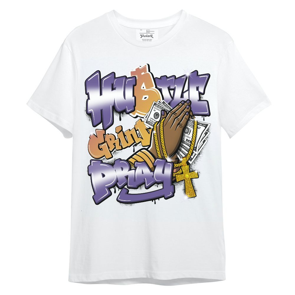 Shirt To Match Book Sunset 1s - Hustle, Money Pray Streetwear Unisex Shirt
