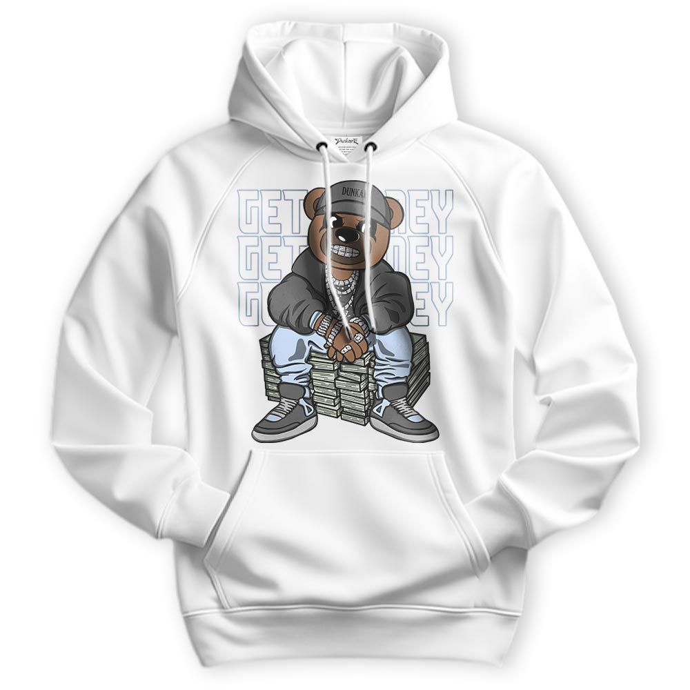 Sweatshirt To Match Reverse Black White 6s Hoodie - Get Money Bear Hoodie Unisex