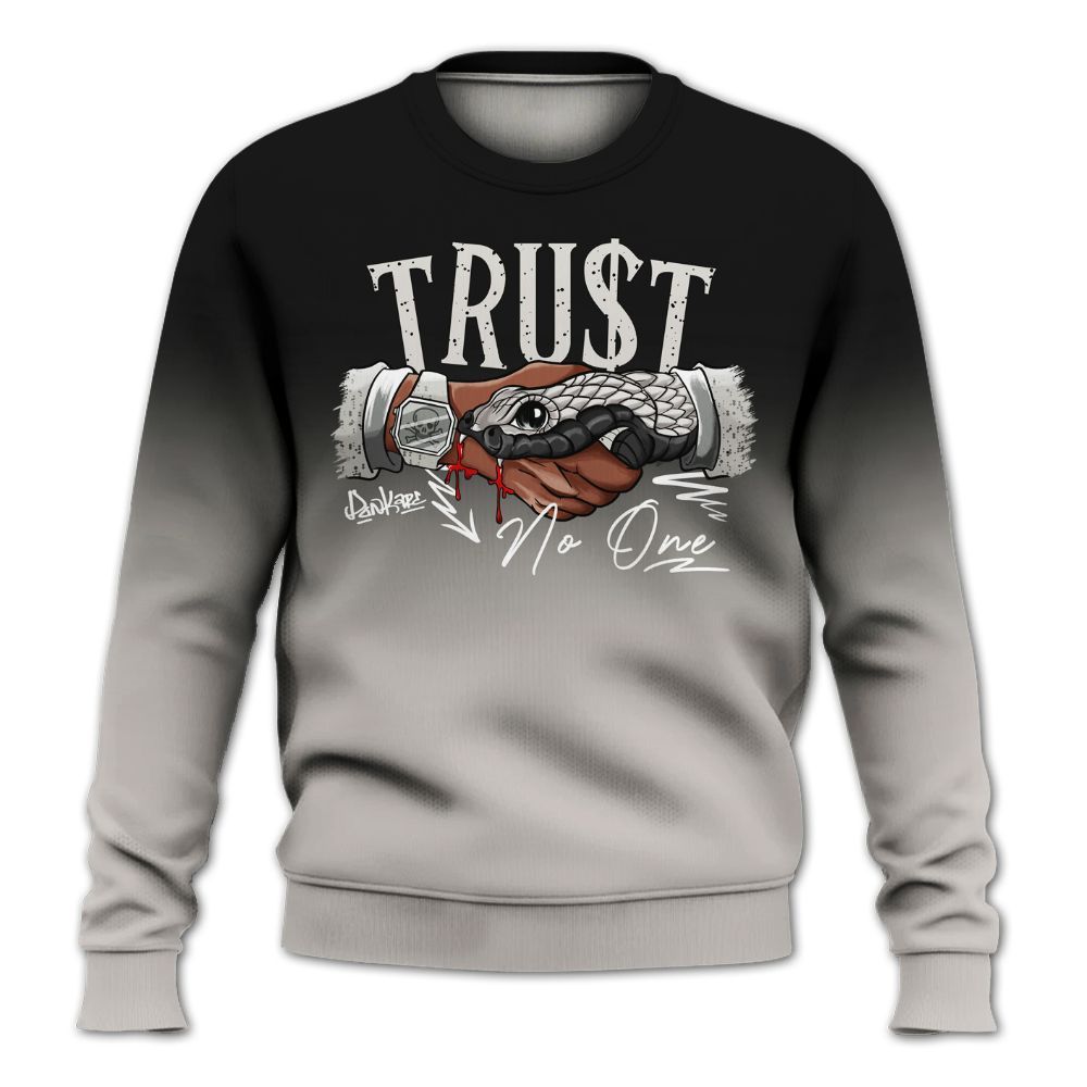 Sweatshirt To Match The Classic 40s - Trust No One Drip All Over Print