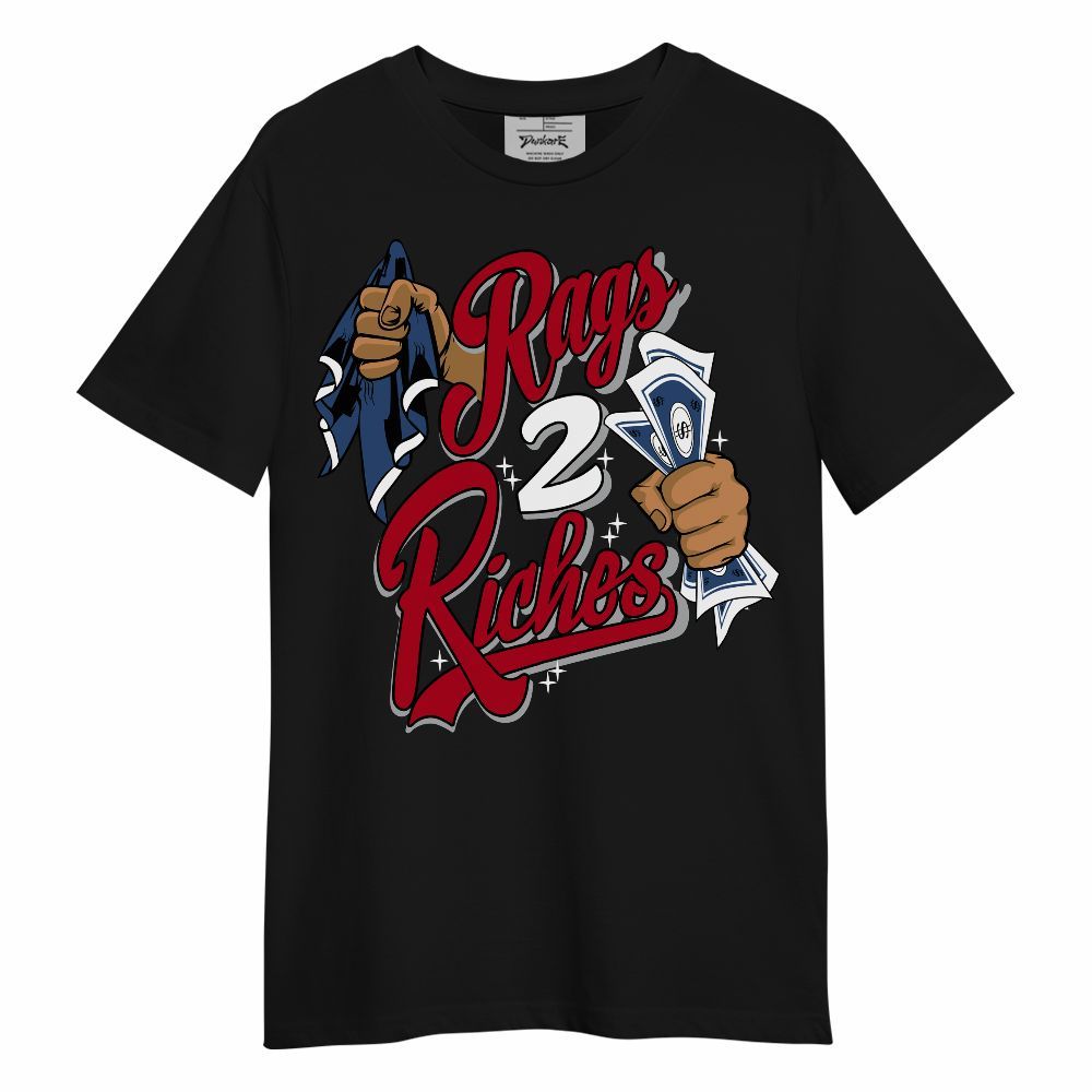 Shirt To Match Air Griffey Max Black Red Navy Blue 1s - Rag 2 Riches Unisex Shirt
