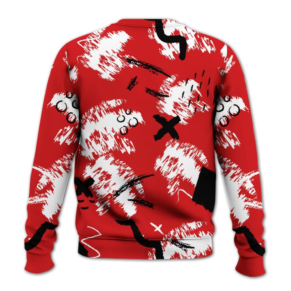 Sweatshirt To Match Low Bred 11s - Hustle Grind Pray Retro All Over Print