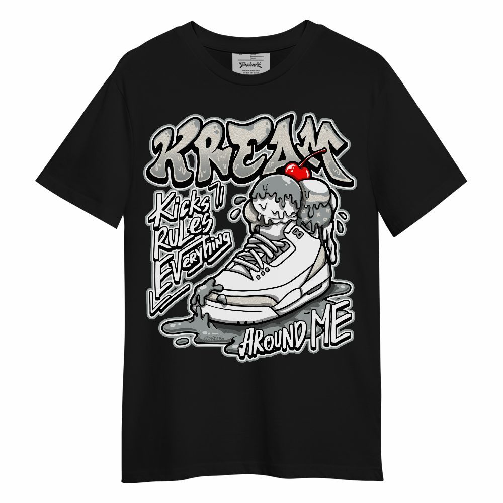 Shirt To Match Retro Pure Money 3s - Kream Kicks Rule Everything Graphic
