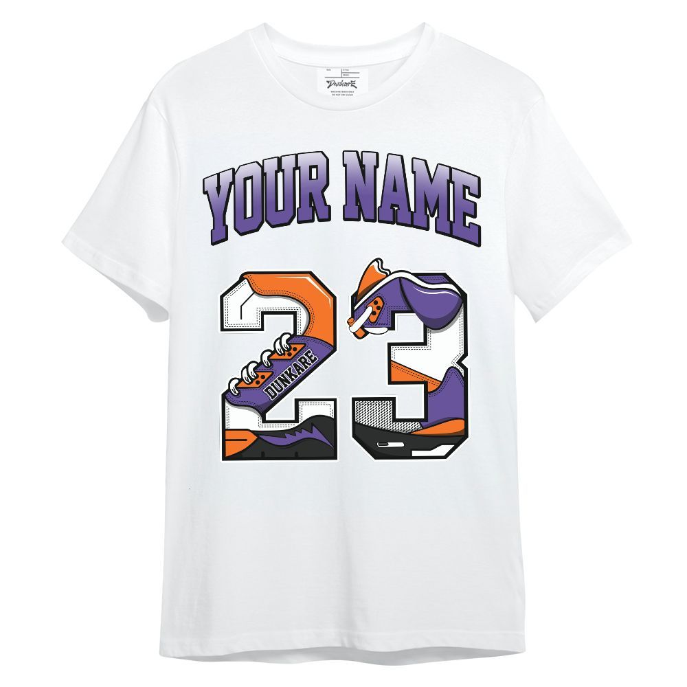 Shirt To Match Air Max Waffle SP Voltage Purple Custom Name Number 23 5s Unisex Shirt