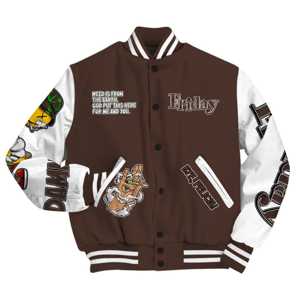 Varsity Jacket To Match SoleFly Cafecito 12s - Friday Sneaker Stress Style All Over Print