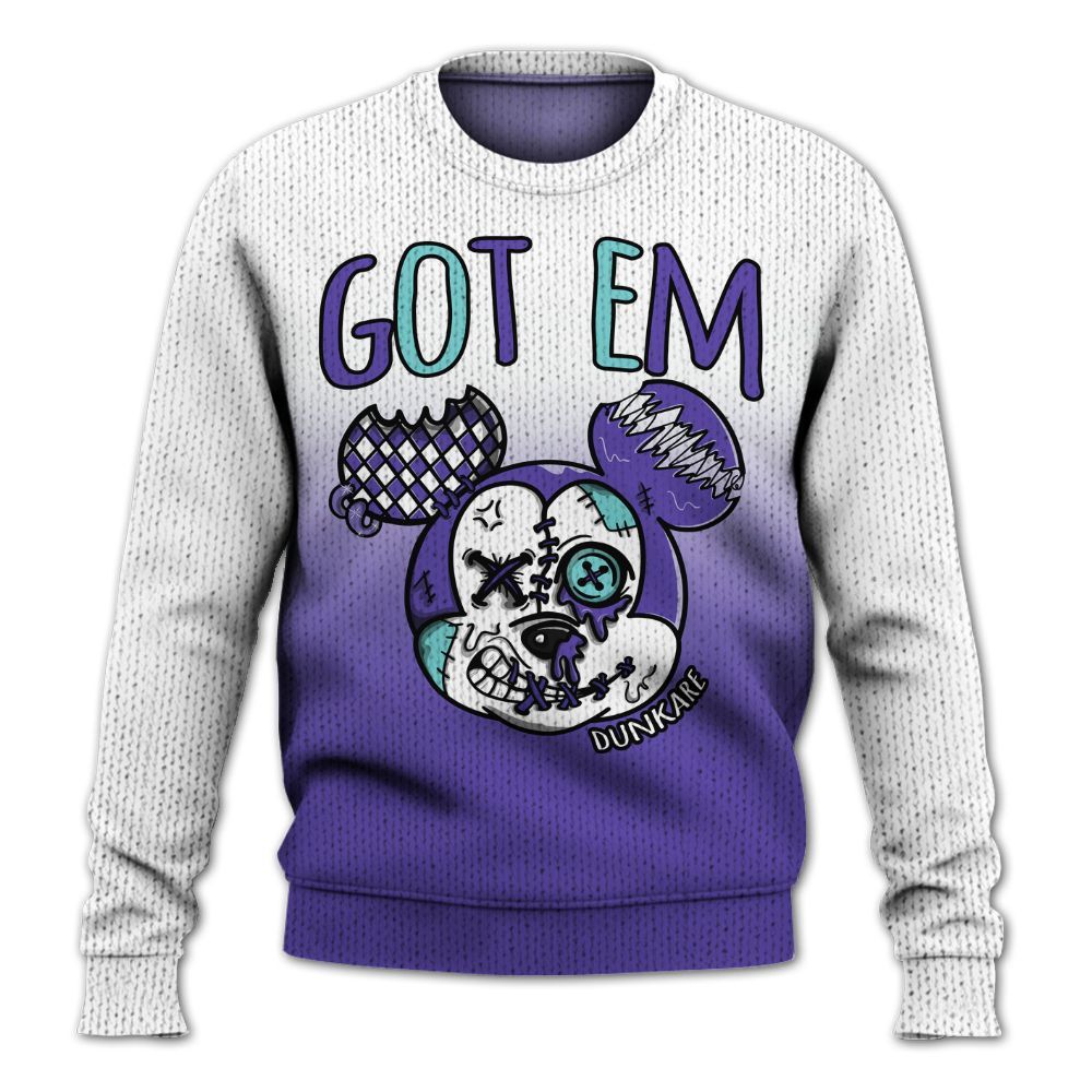 Knitted Sweater To Match Low Hornets 1s - Got Em Dripping