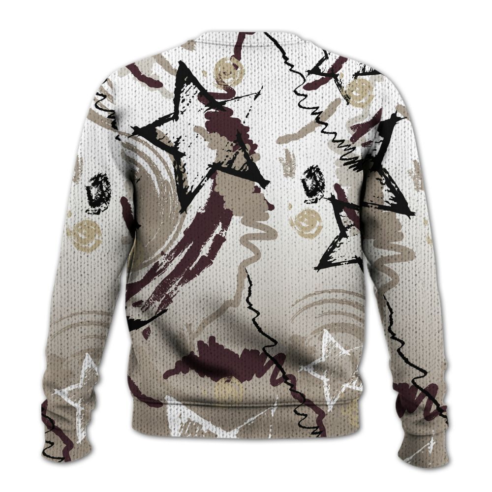 Knitted Sweater To Match AMM Retro Phantom 4s - Grind Shine Later Drip