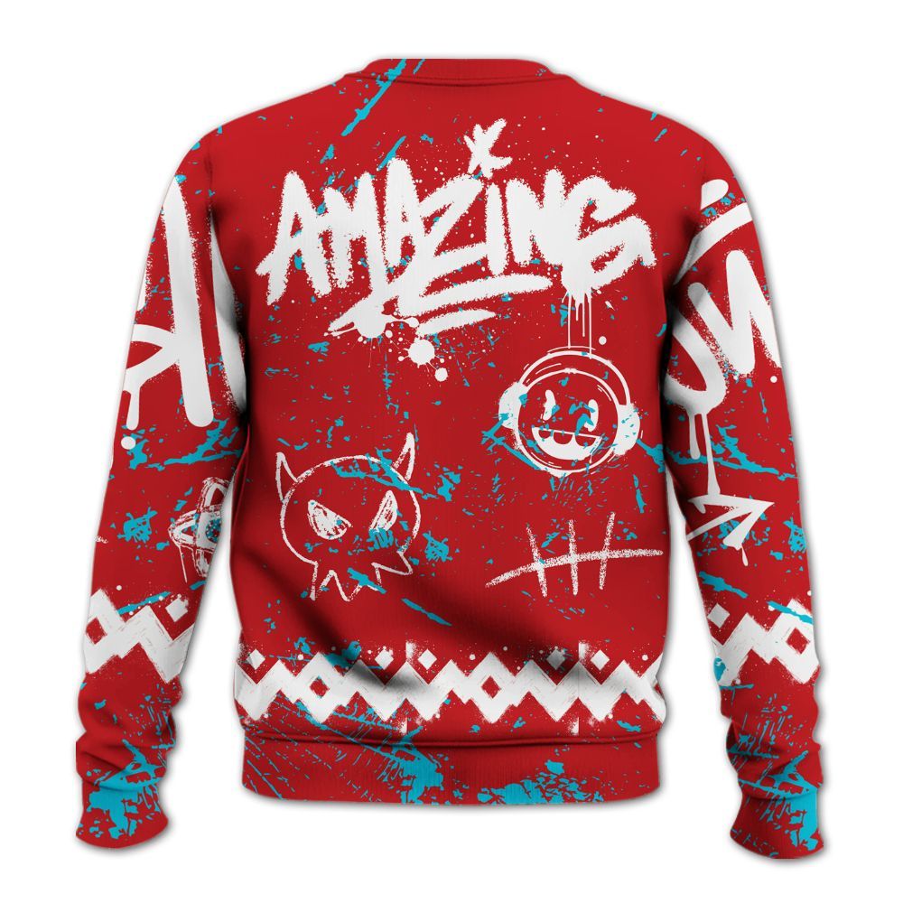 Sweatshirt To Match Dunk Low Fruity Pebbles - Friday Sneaker Crayon All Over Print