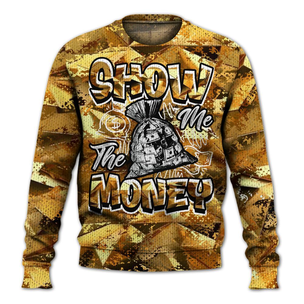 Knitted Sweater To Match NET Gold 4s - Show Me The Money Retro