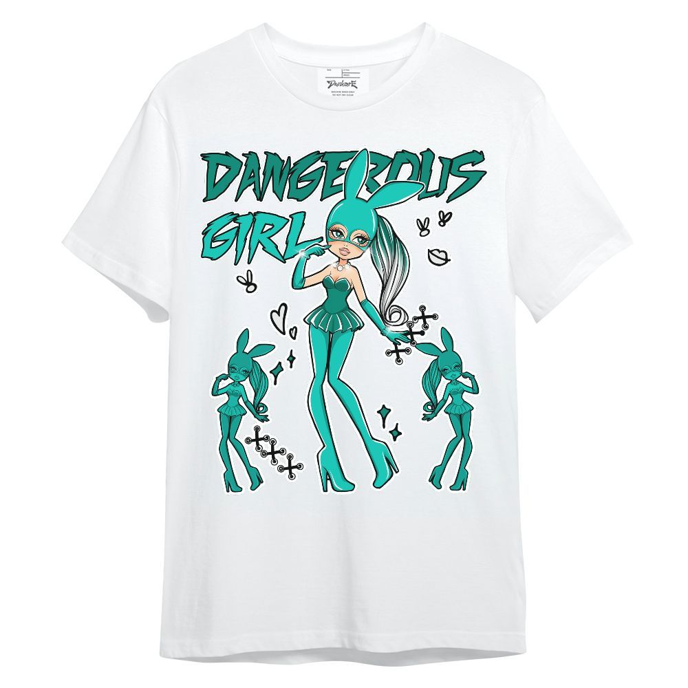 Shirt To Match Dunk Low Clear Jade - Dangerous.Girl Unisex Shirt